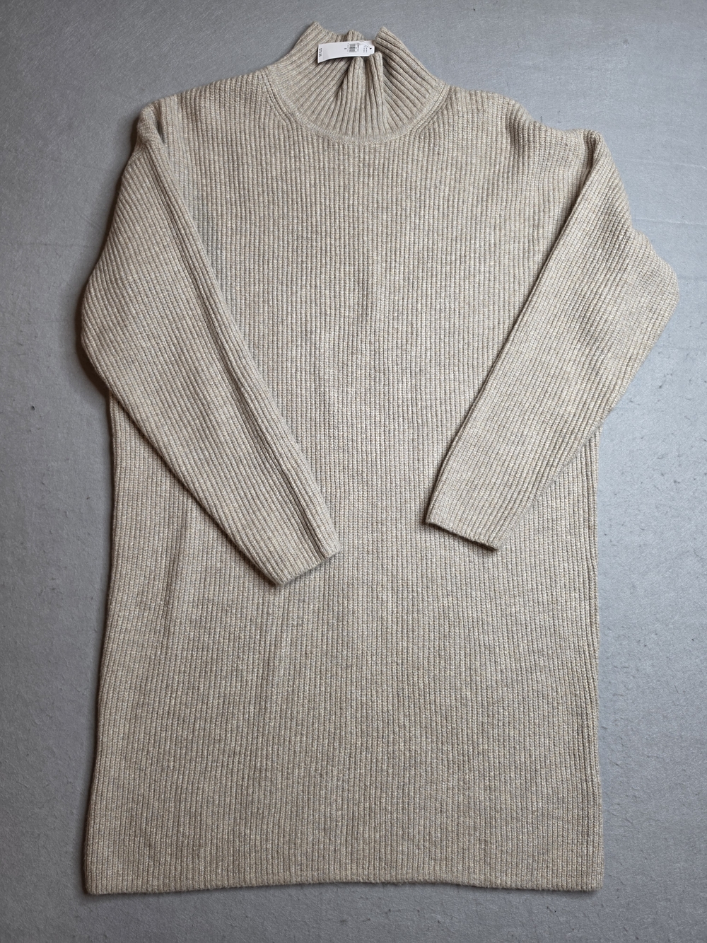 GAP Cream Ribbed Mock-Neck Sweater Dress Size Small‎ NWT